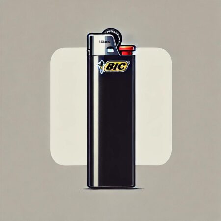 TEST - Simple Black Bic Lighter